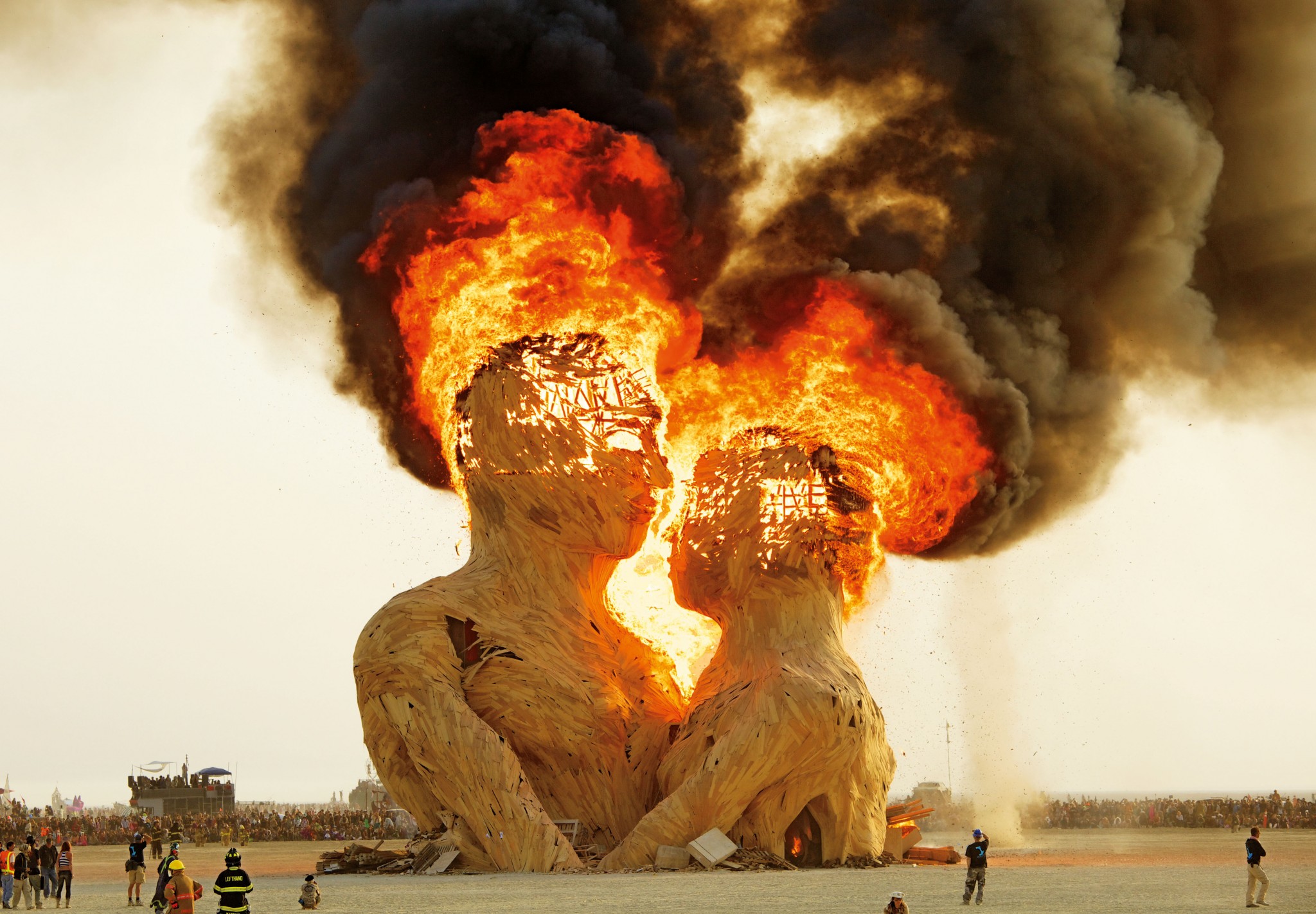 2048x1422, 552 Kb / Burning Man, fire, people, festival, , , , , 