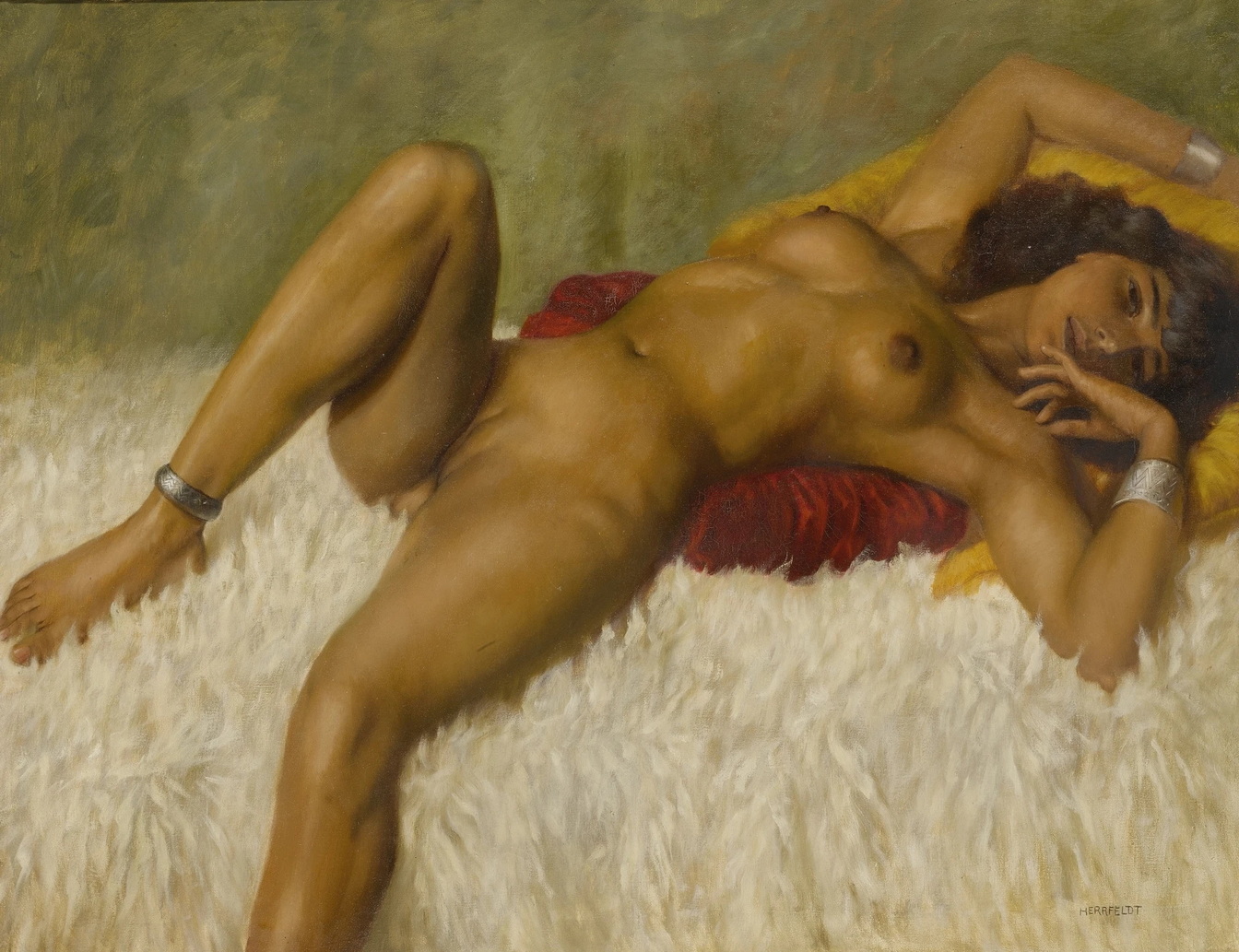 1344x1033, 460 Kb /   , Marcel Rene Herrfeldt, erotic images of women ,    , , , , , 
