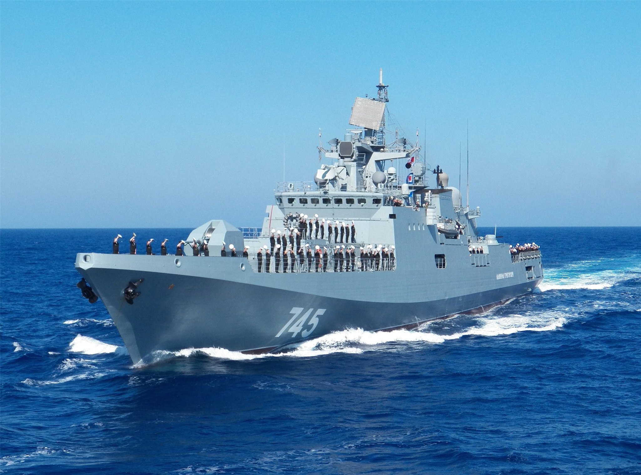 2048x1517, 551 Kb / корабль, моряки, ВМФ, Адмирал Григорович, море