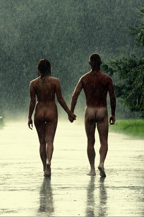 600x900, 86 Kb / мужчина, женщина, пара, голые, дождь
