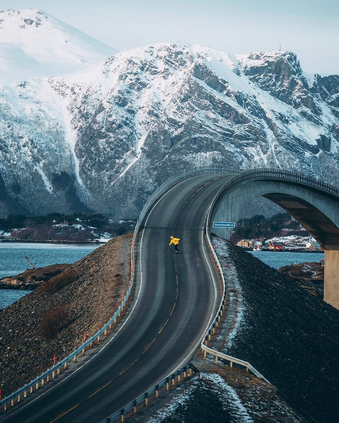 1080x1350, 290 Kb / скейт, мост, норвегия
