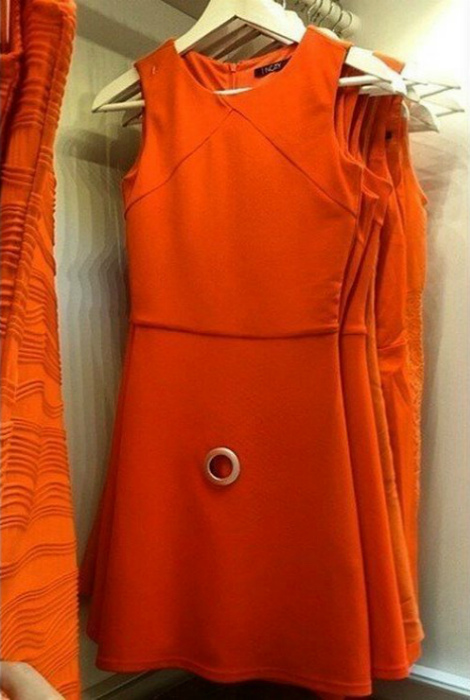 470x700, 138 Kb / платье, оранжевое, дырка