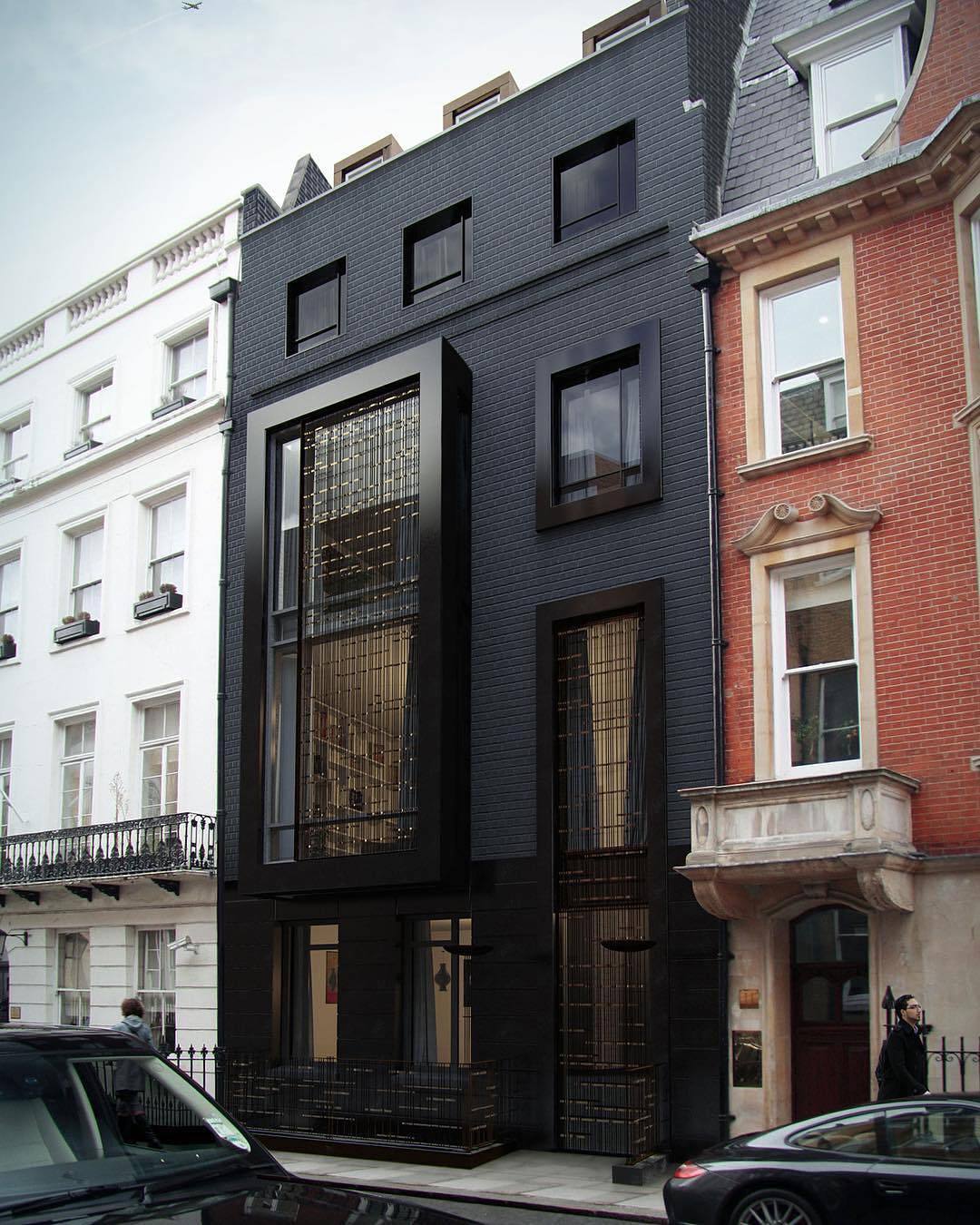 1080x1350, 217 Kb / лондон, фасад, черный