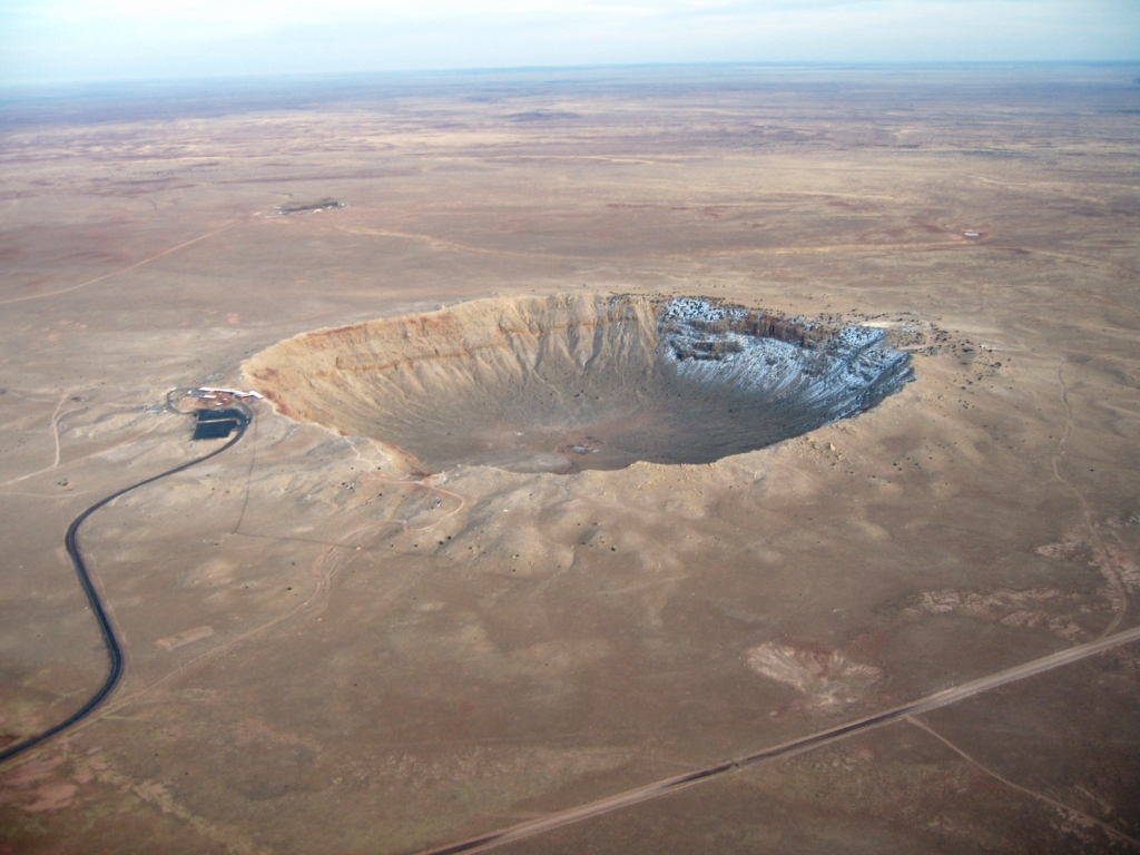 1024x768, 548 Kb / кратер, метеорит