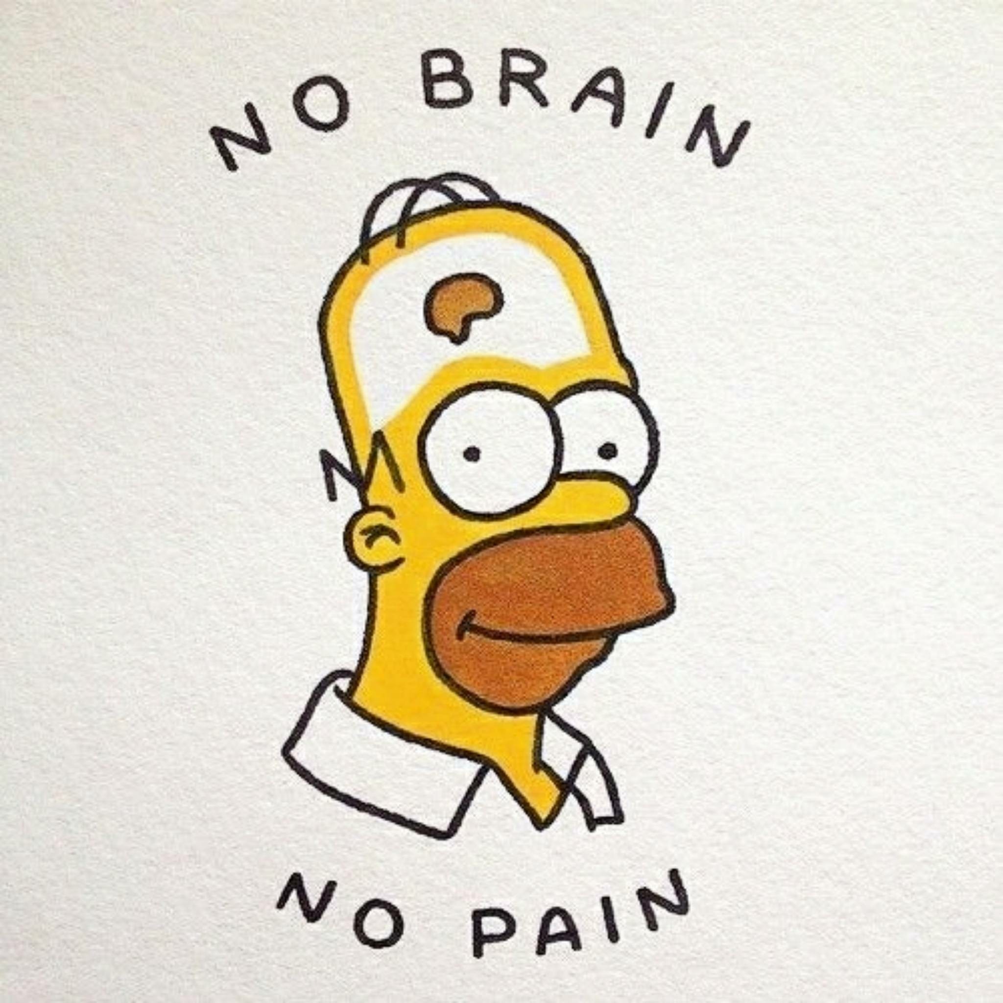 No pain no brain tattoo steffi