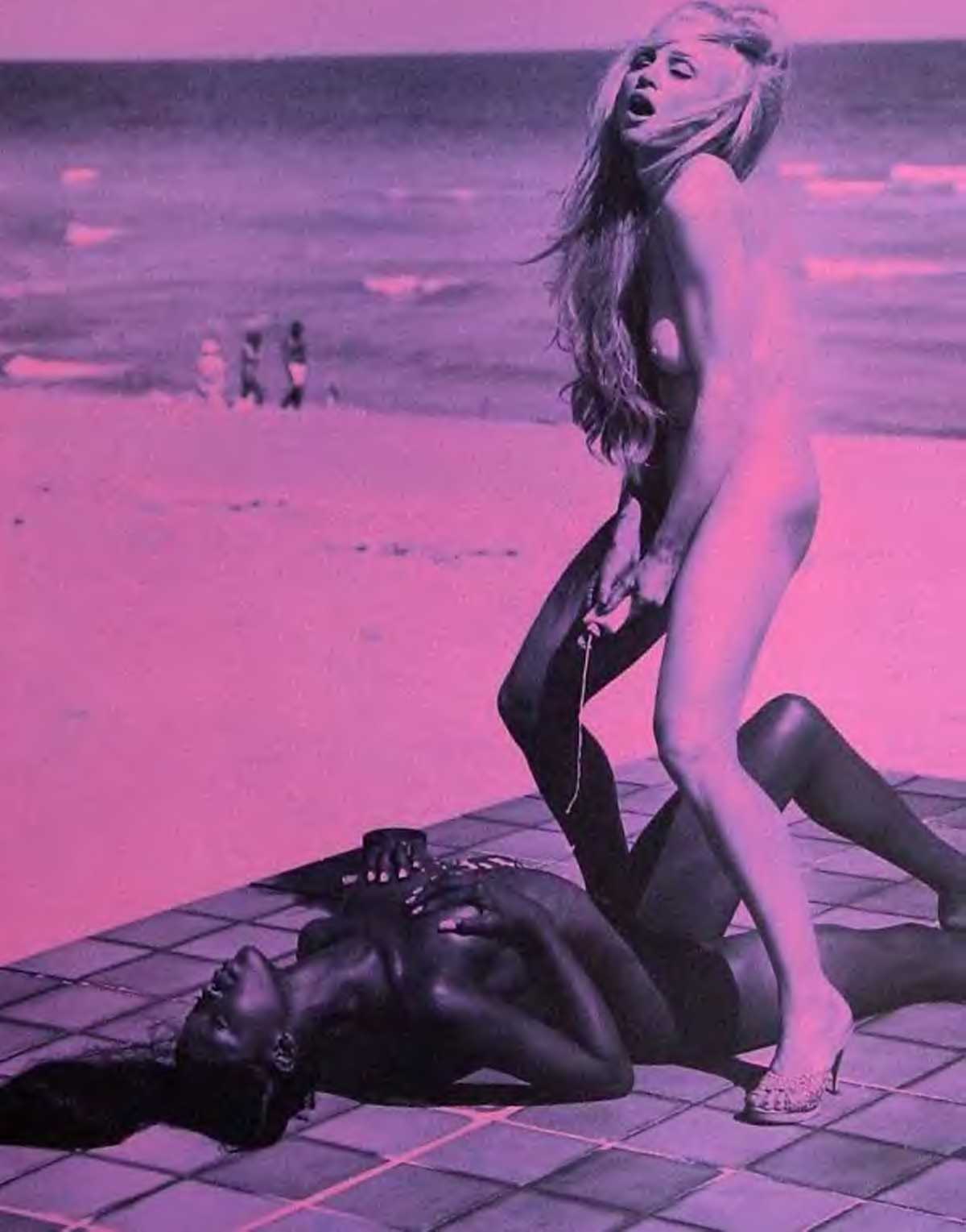 1200x1529, 82 Kb / Мадонна, Naomi Campbell, пляж