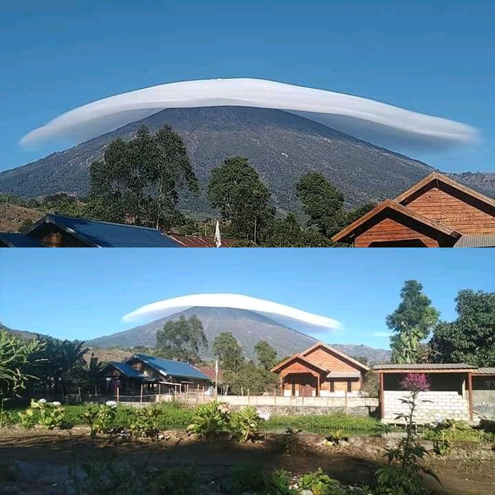 720x720, 92 Kb / гора, шляпа, линзовидное облако