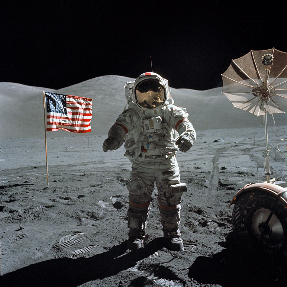 950x950, 202 Kb / флаг, США, луна, луноход, космос,