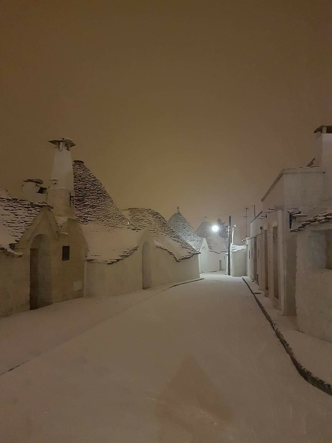 1080x1440, 87 Kb / зима, село, снег, ночь