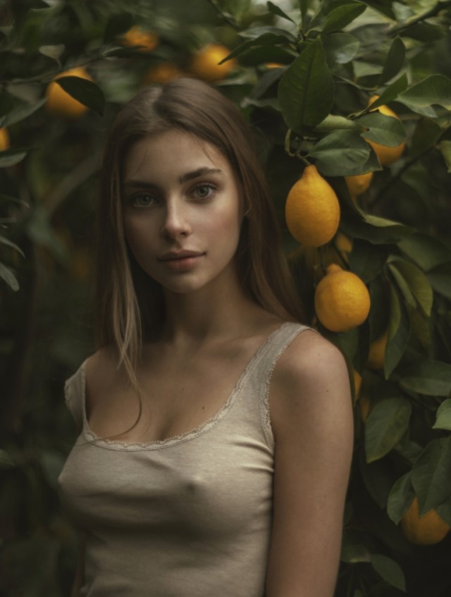 640x847, 70 Kb / листья, лимон, ирина сивальная, david dubnitskiy