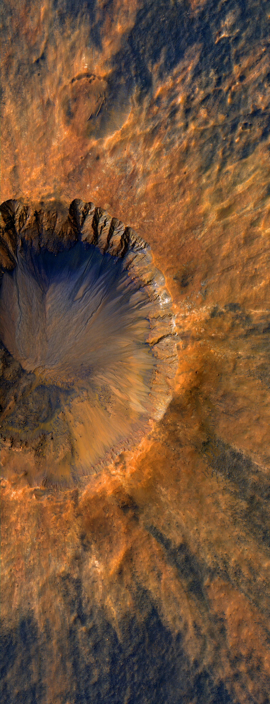 907x2359, 582 Kb / кратер, метеорит, Аризона, США
