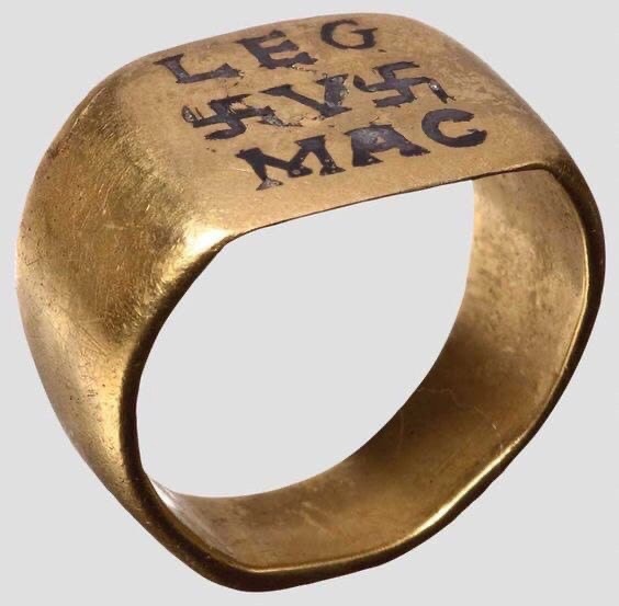 564x553, 71 Kb / кольцо, перстень, свастика, золото, Легион, Македония