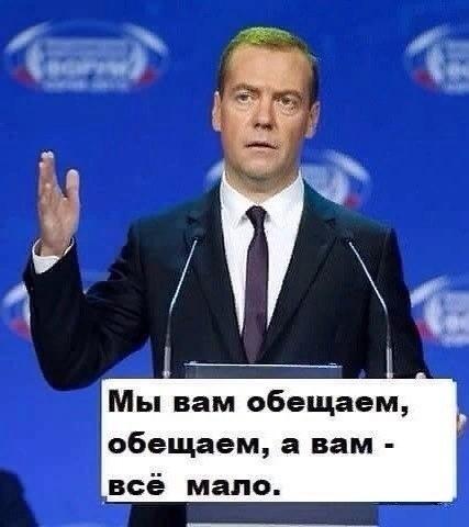 427x480, 27 Kb / Обещания, Медведев, президент, едро, Единая Россия, выборы