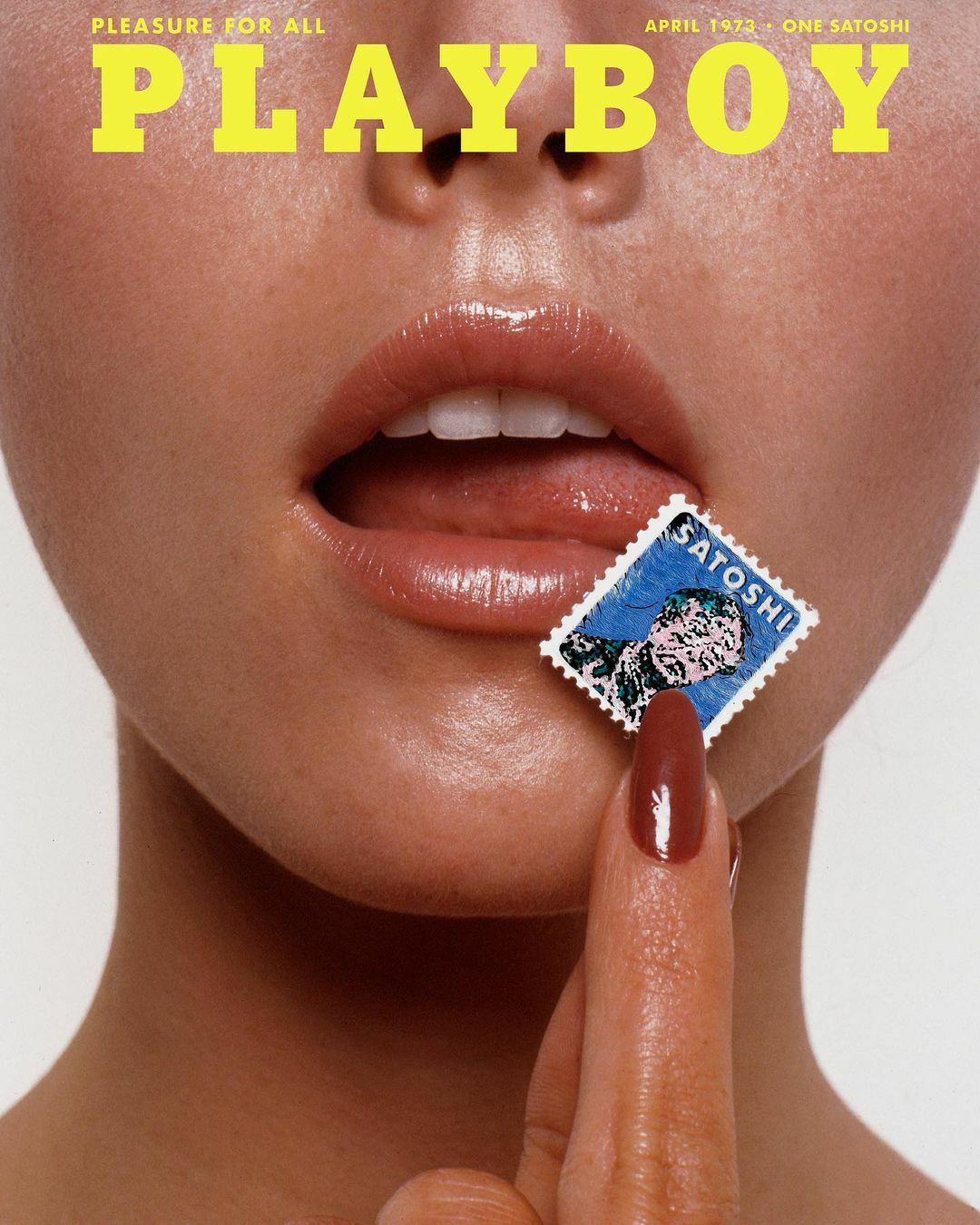 1080x1350, 201 Kb / Playboy,  Satoshi,  губы, зубы, 1973, марка