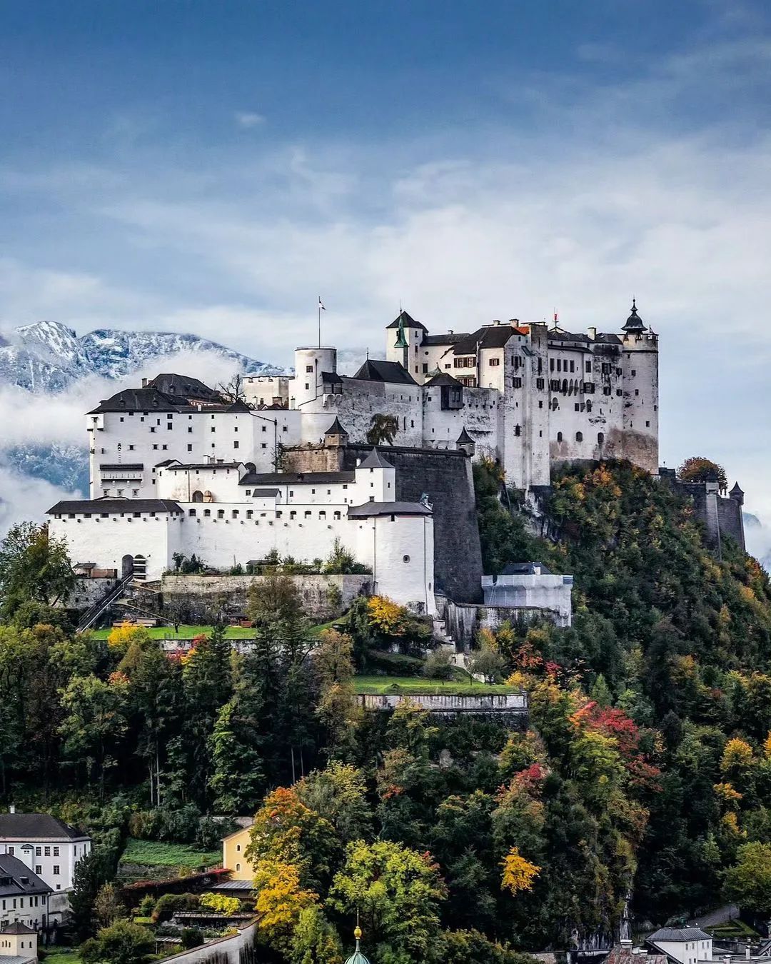 1080x1350, 305 Kb / Замок, крепость, Австрия, Зальцбург, Хоэнзальцбург, горы