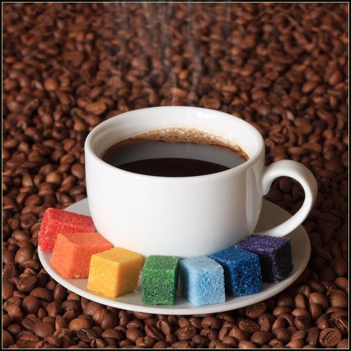 700x700, 78 Kb / кофе, сахар, разноцветный