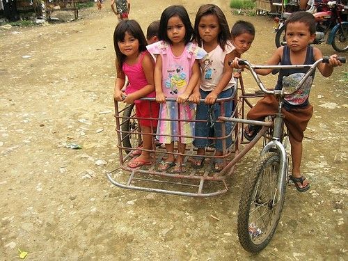 500x375, 63 Kb / дети, велосипед, коляска