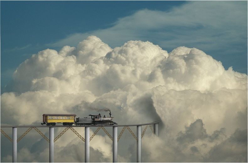 790x520, 43 Kb / поезд,облака