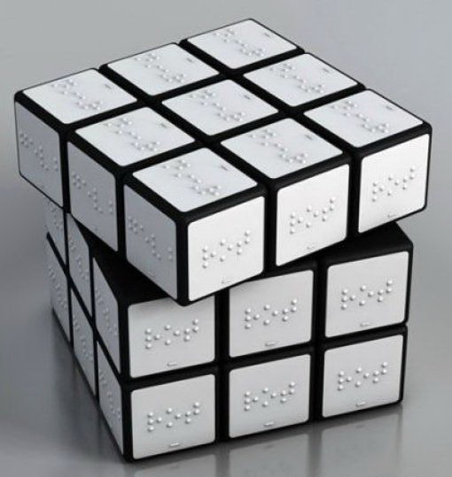 510x539, 47 Kb / кубик для слепых, брайль, рубика