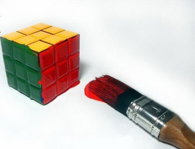 624x479, 44 Kb / кубик рубика, кисть