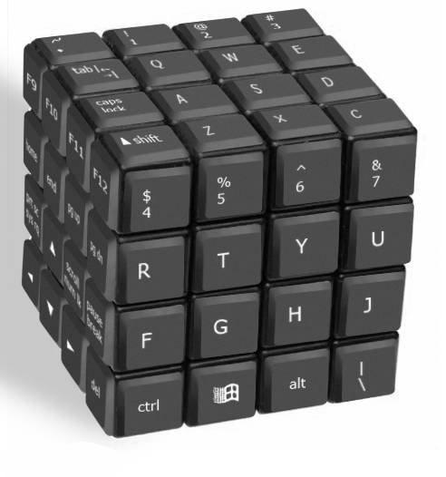 492x526, 26 Kb / кубик-рубик, клавиатура