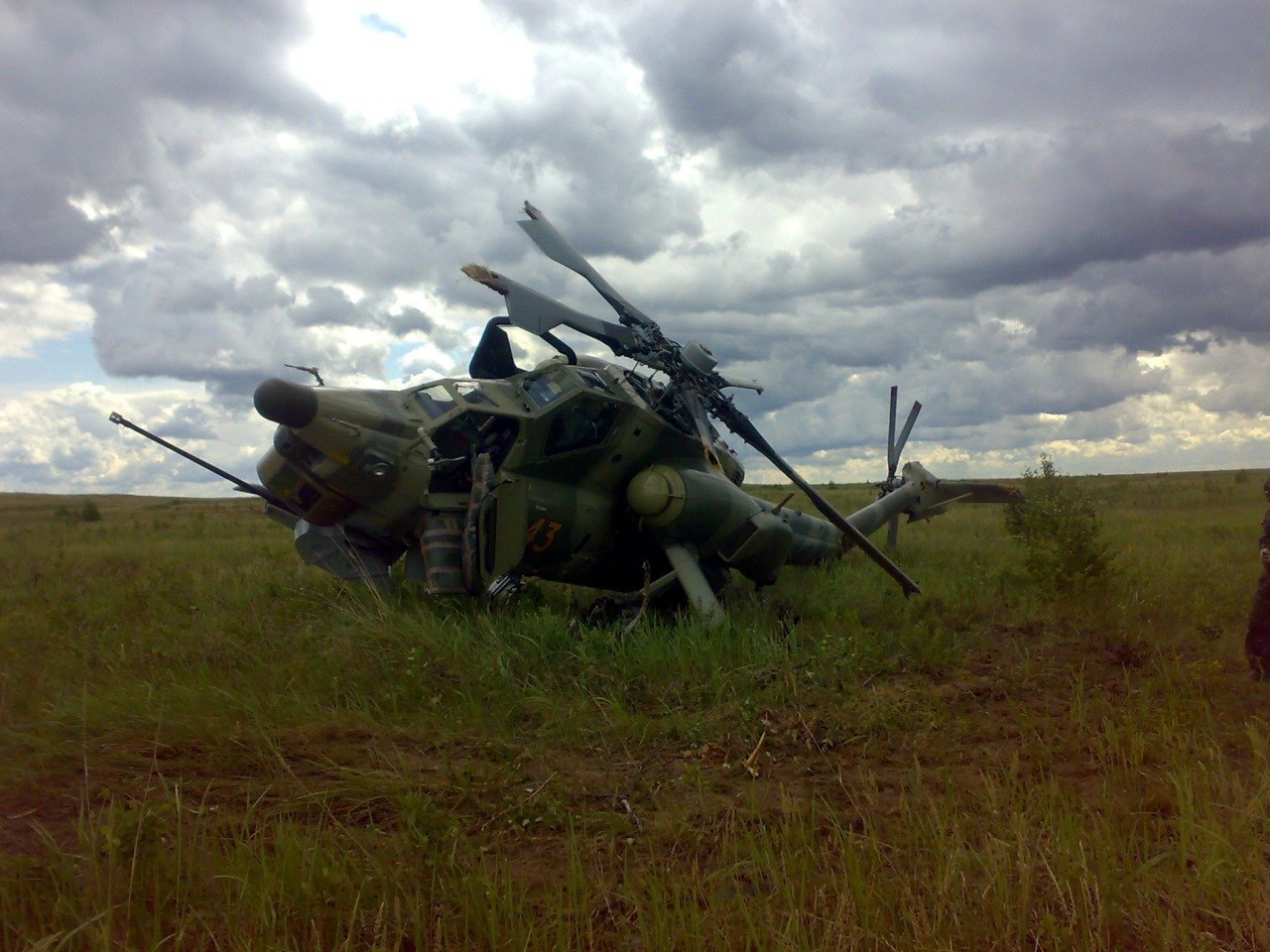 1280x960, 223 Kb / вертолет, Ми-28Н, упал