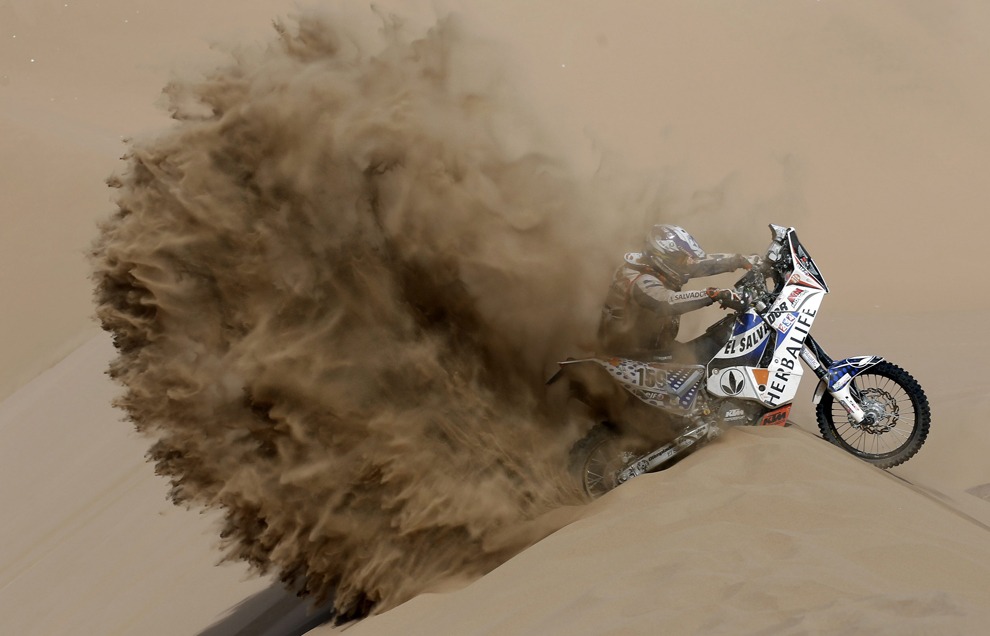 990x636, 96 Kb / мотоцикл, песок, дюна, ралли, дакар