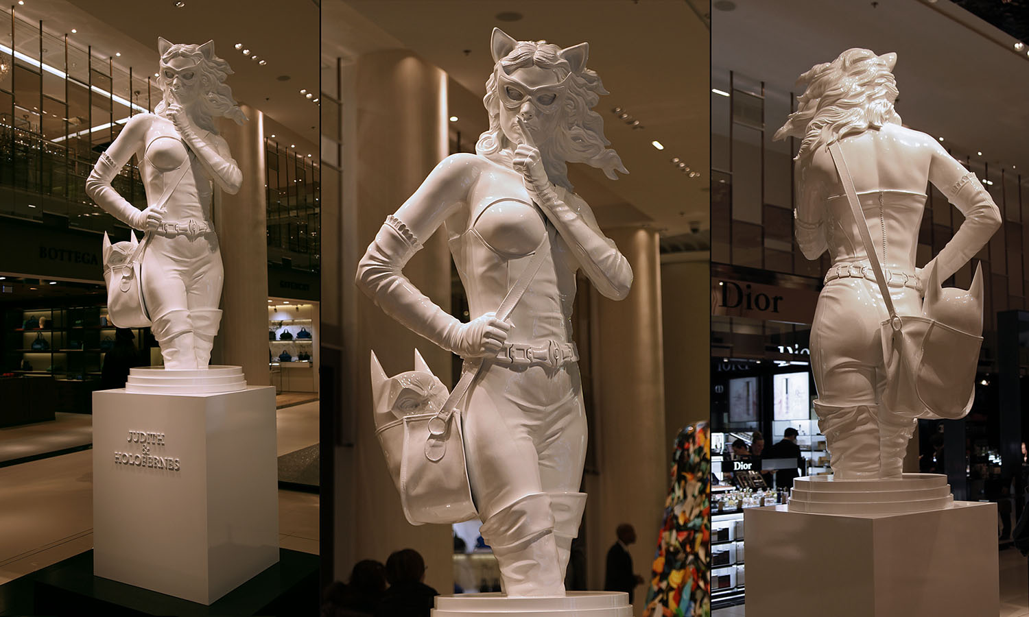 1500x900, 218 Kb / арт ,dior ,catwoman ,batman ,статуя ,сумка ,маска