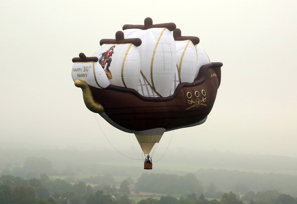 1000x689, 85 Kb / воздушный шар, корабль