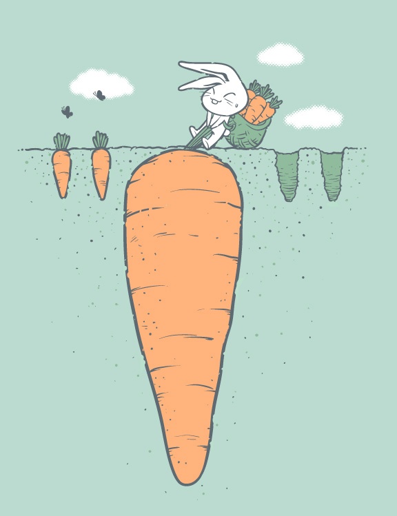 576x749, 51 Kb / заяц, кролик, морковь