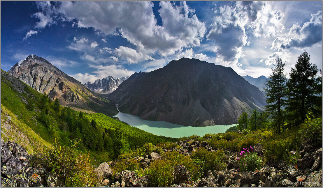1108x646, 294 Kb / Шавлинское, озеро, Алтай ,горы