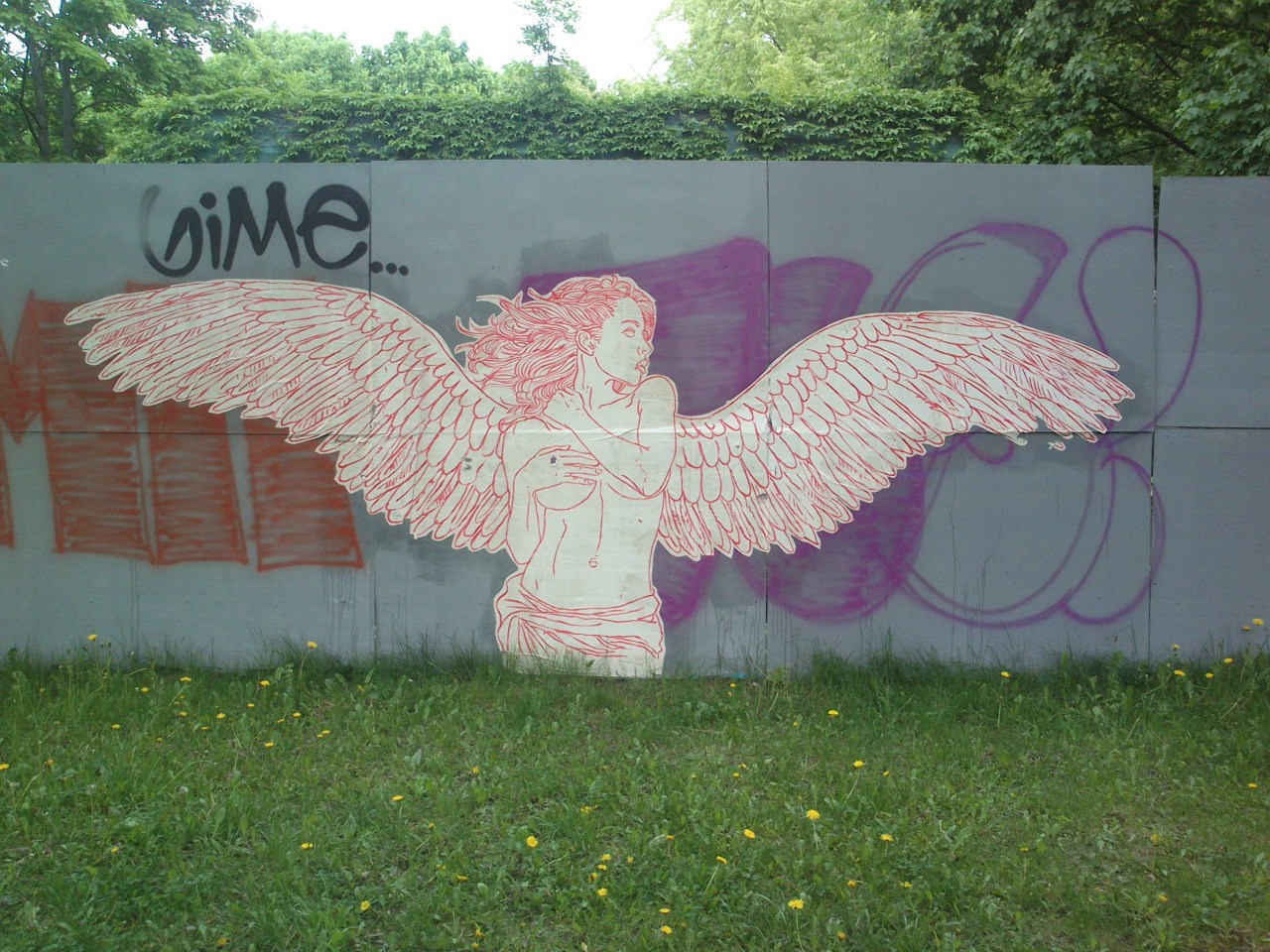 1280x960, 383 Kb / ангел, граффити, минск, крылья