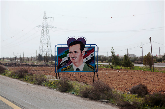 533x353, 260 Kb / Башар Асад, плакат
