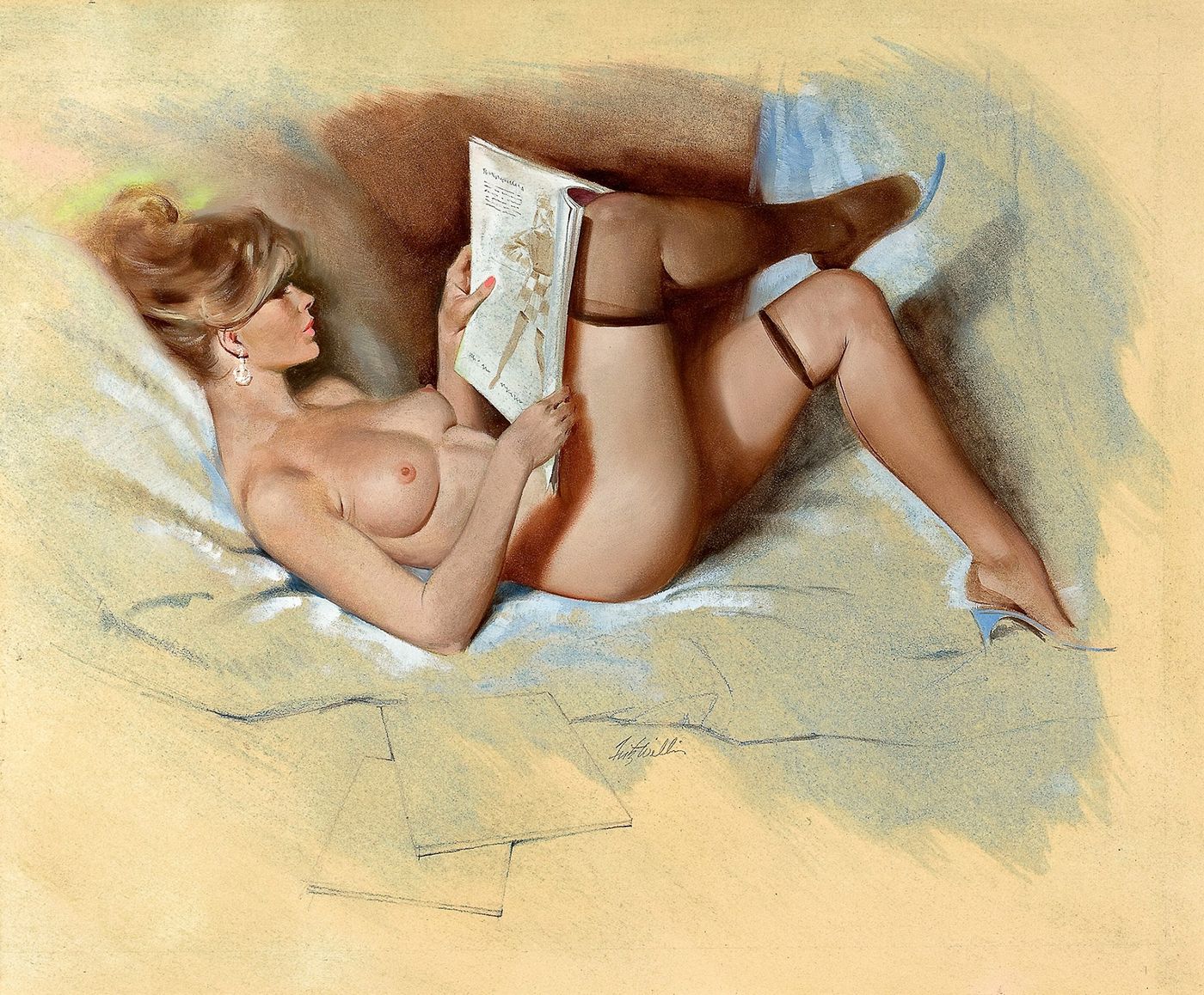 Illustrated erotica