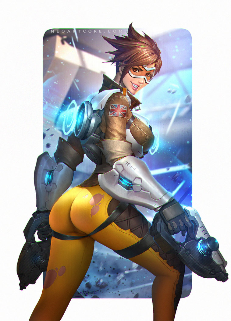 758x1053, 170 Kb / overwatch, tracer
