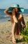 шляпа, берег, пляж, песок, голая, Nicole K, metart