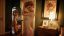 сиськи, зеркало, тумба, лампа, дверь, рамка, картина, Анна Царалунга, Anna Tsaralunga