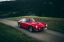 автомобиль, классика, ретро, красный, поле, 1961 ferrari 250 gt
