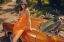женщина, автомобиль, кепка, оранжевый, платье, Kendall Jenner