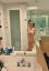 голая, ванная, зеркало, селфи, коробка, раковина, Ashley Tervort, Ashley Ann Tervort