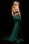 платье, зеленое, русалка, Sherri Hill